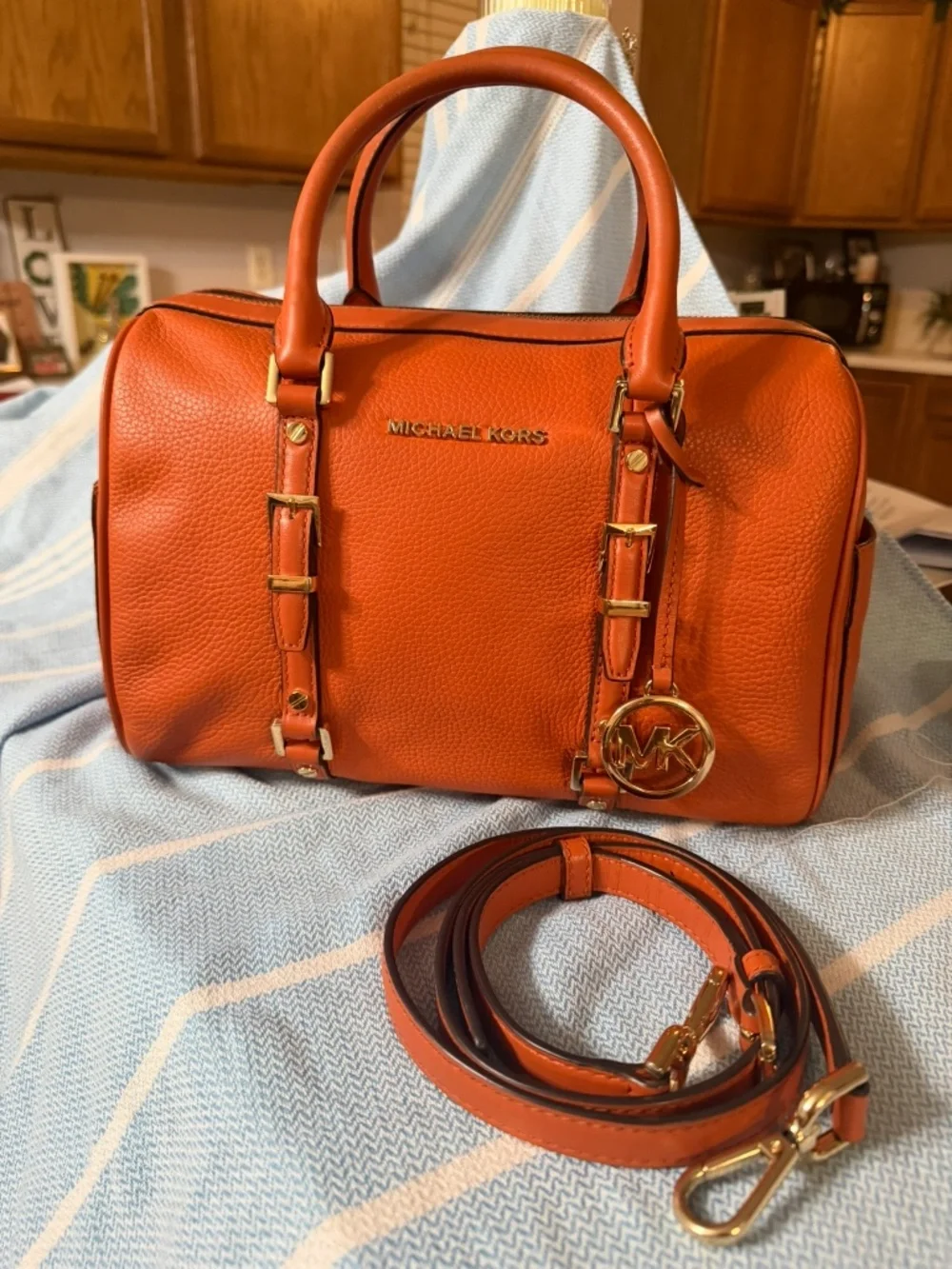 Authentic Michael Kors Bedford Legacy Medium Duffel